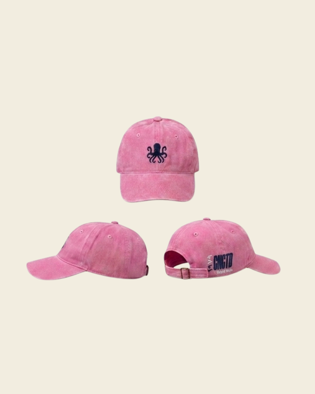 CNCTD Octopus Cap – Washed Pink