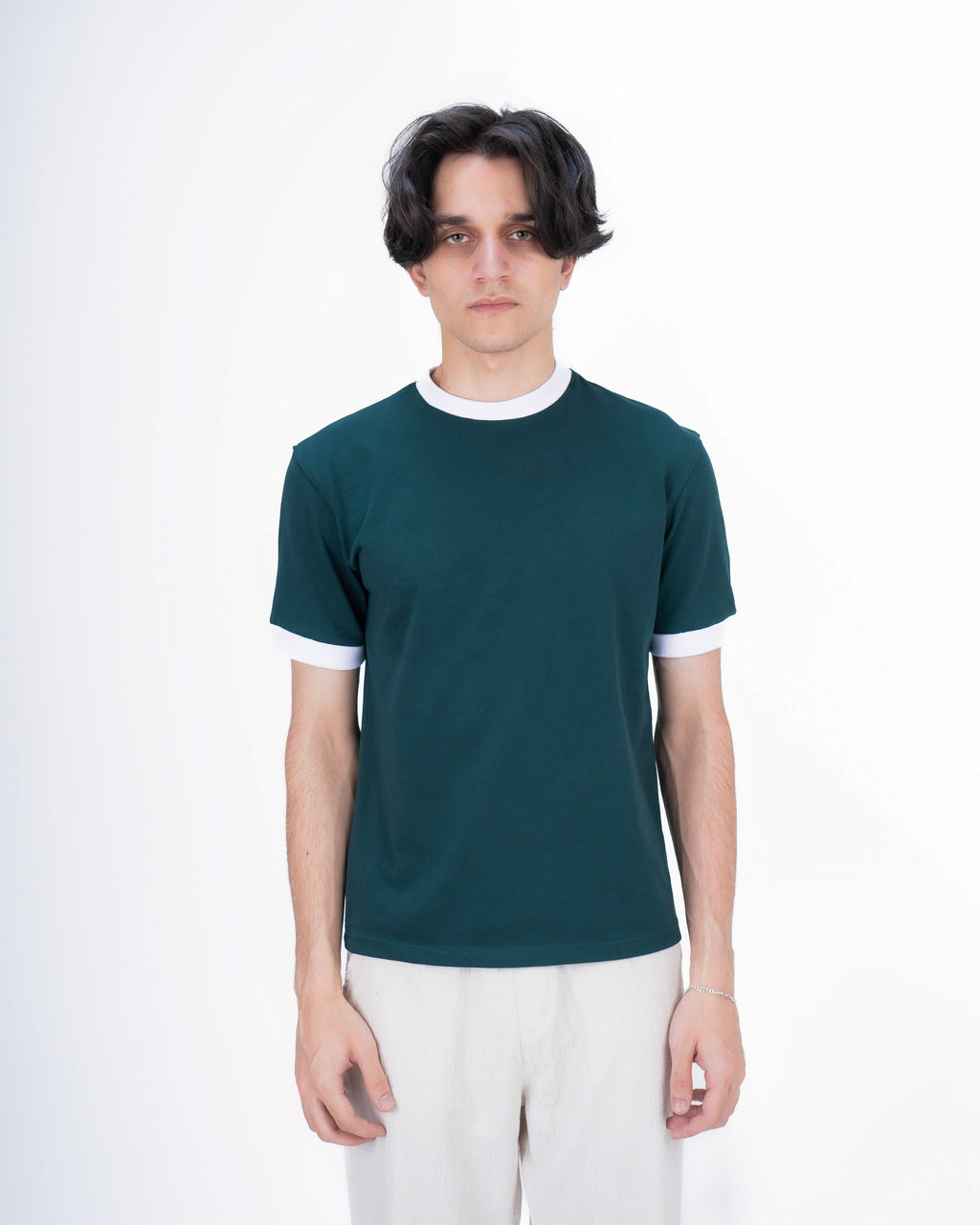 SHORT SLEEVE BASIC RINGER TEE