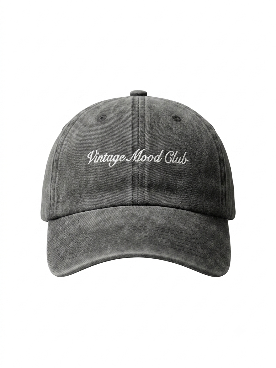 WASHED GREY CAP
