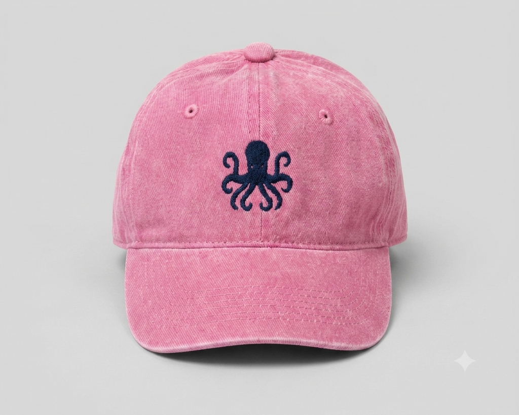 PINK WASHED CAP