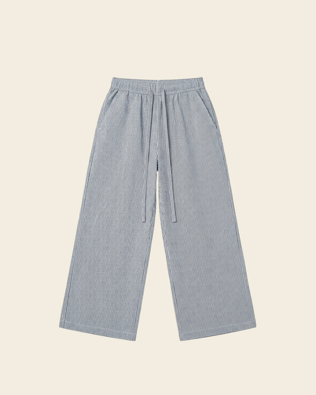 linen striped pants