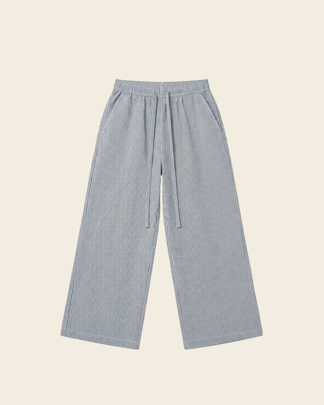linen striped pants